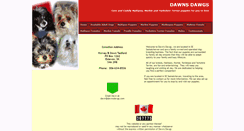 Desktop Screenshot of dawnsdawgs.com